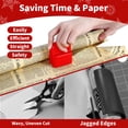 thumbnail image 3 of Cortador de papel de regalo Kayxexc, paquete de 2 herramientas de corte rectas y pulcras, 3 of 7