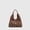 Brown, variant on Studded Y2K Purses for Women Punk PU Leather Shoulder Hobo Bags Trendy Underarm Tote Handbags