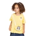 thumbnail image 3 of Bluey Toddler Girls Short Sleeve Peplum Tee with 3-D Bag, Sizes 12M-5T, 3 of 9