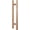 Rose Gold, variant on Gamvdout barn Door Handle Brushed Stainless Steel Push Door Handle H-Shape/Ladder Style Back to Back Barn Handle Set 24/32/39/47" Length Shower Door Grab Bar)