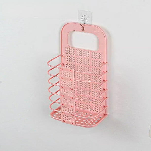 Cesto de Ropa Sucia Plegable de Pared, Cesta de Plástico para Baño, Cesta de Ropa Sucia, Cesta de Lavandería