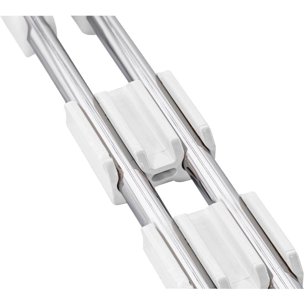 Lorell Stacking Chair Ganging Clips, White, 16 / Pack (Quantity