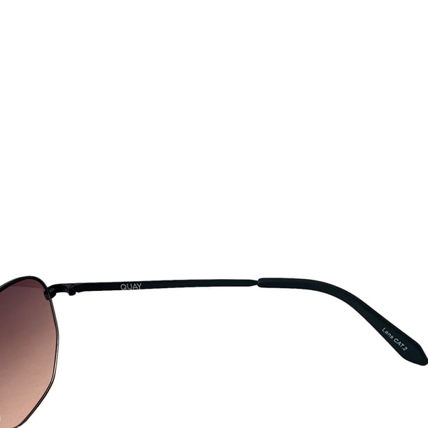 Quay Australia Big Time Sunglasses Black Brown To Orange Round Quay Australia Big Time Sunglasses Black Brown To Orange  main image 3