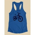 thumbnail image 3 of Bycicle Shadow Racerback Tank Women -SPIdeals Designs, Female Medium, 3 of 4