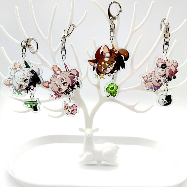 Anime Acrylic Keychains Animation Periphery Accessories Cute Bag Pendant For Fans Gifts