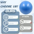 thumbnail image 4 of BESTSKY Exercise Ball,9.84in Birthing Ball,Anti-Slip Exercise Balls,Blue, 4 of 7