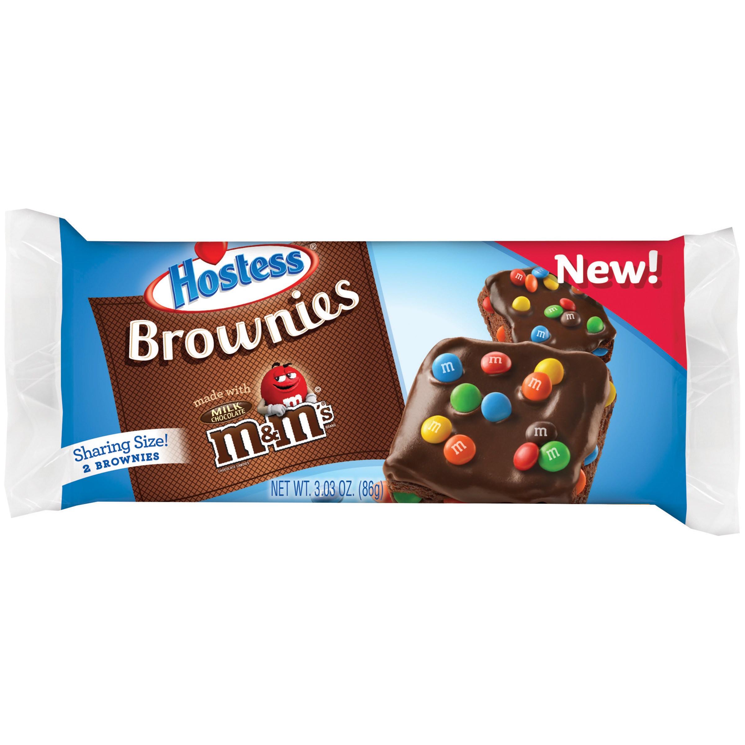 Hostess Brownies Made with Milk Chocolate M&M's, 3.03 oz