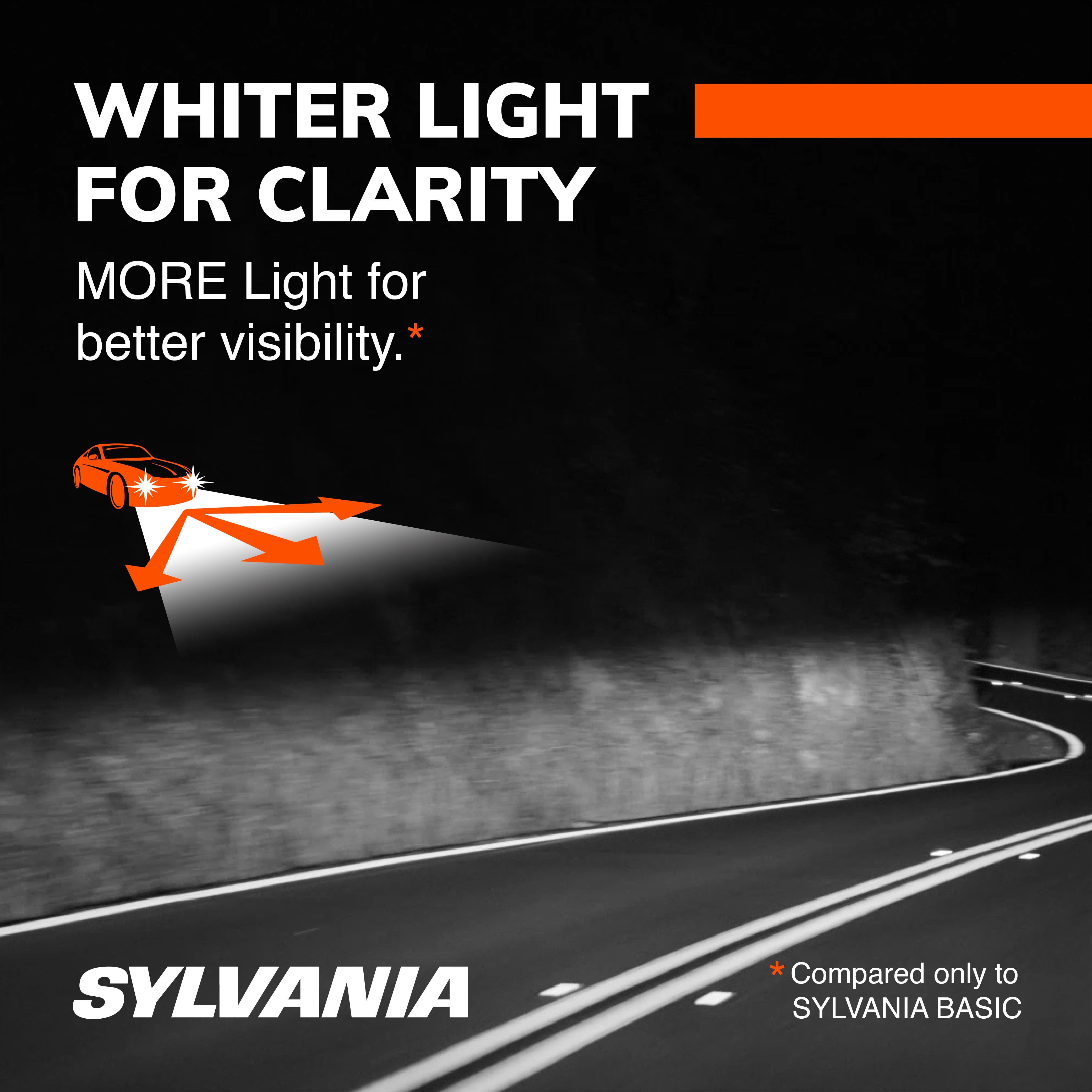 Sylvania H1 SilverStar ULTRA Halogen Headlight Bulb, 1 Pack, Compatible with Multiple Cars