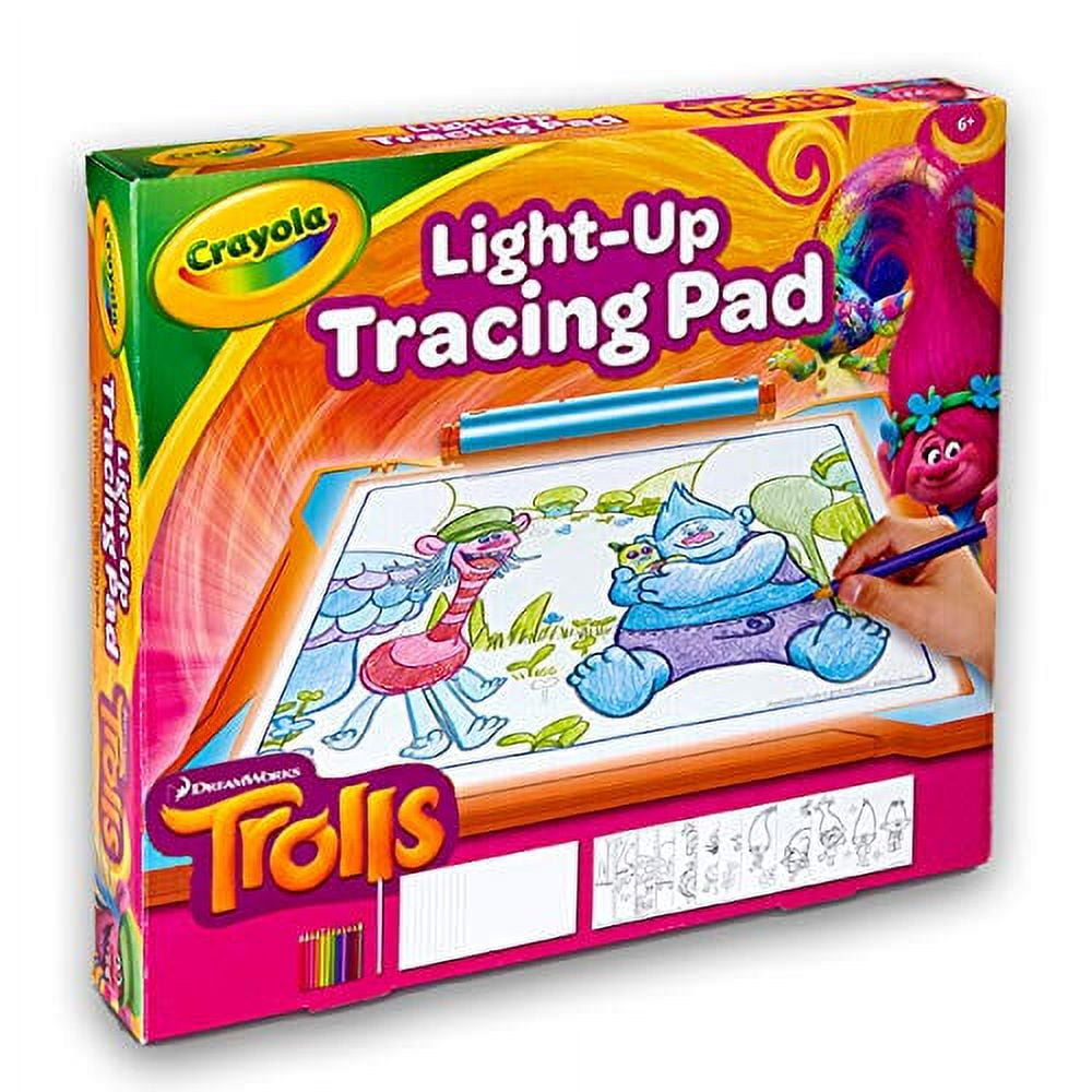 Crayola Light-Up Tracing Pad Pink Ages 6, 7, 8, 9,10, Assorted