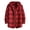Z1-Red, variant on Awwp Mens Shirts, Casual Long Sleeve Hooded Shirt, Collared Plaid Cardigan Shirts for Men Black L