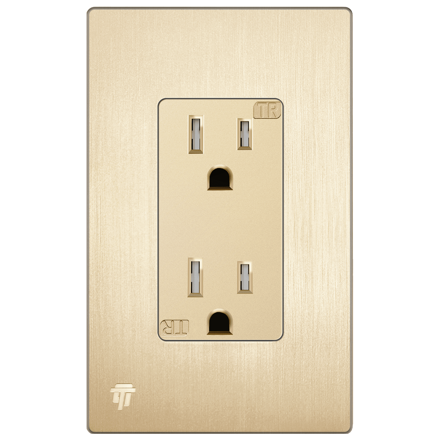 ENERLITES Decorator Receptacle, Child Safe TamperResistant Outlet