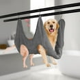 thumbnail image 3 of Luxsea Dog Hammock For Nail Trimming, Pet Grooming Hammock Helper Cat Thicken Restraint Puppy Dog Cat Nail Clip Trimming Bathing Bag with 2 S-shaped Hooks, 3 of 6