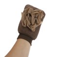 thumbnail image 5 of 1 Pc Double Side Shower Gloves Exfoliating Glove for Bathroom 8.66"x5.51" Brown, 5 of 6
