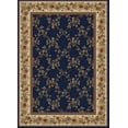 thumbnail image 2 of Radici Usa Como Area Rug 1590 Traditional Navy Lattice Leaves 7' 9" x 11' Rectangle, 2 of 2