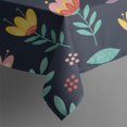 thumbnail image 5 of Pioneer Flower Floral Print Pattern Square Tablecloth, Waterproof Wipeable Spillproof Washable Table Cover for Home Kitchen Party Decor, 60"x60", 5 of 6