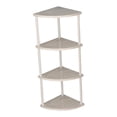 thumbnail image 1 of jifeng Corner Shelf Corner Display Shelf Durability Frees Standing Easy to Install Storage Rack Multipurpose for Kitchen Office Home 92cm, 1 of 9