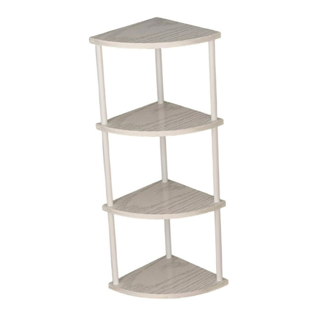 DOLITY Corner Shelf Corner Display Shelf Durability Frees Standing Easy to Install Storage Rack Multipurpose for Kitchen Office Home 92cm