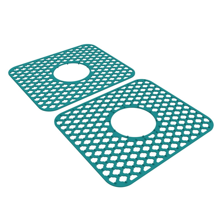 JeashCHAT Silicone Sink Mat Rear Kitchen Sink Protector Accessory