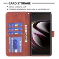 thumbnail image 3 of Feishell Samsung S22 Ultra Case Wallet Case with Card Holder [RFID Blocking] Kickstand Magnetic, Men'sRetro Premium Shockproof Leather Flip Case Wallet for Samsung Galaxy S22 Ultra, Brown, 3 of 8