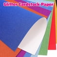 thumbnail image 3 of IFANLANDOR Papier Cartonné Coloré Multicolore à Paillettes pour Scrapbooking et Projets de Bureau, 3 of 8