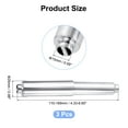 thumbnail image 2 of 3Pack Toilet Paper Roll Holder, Plastic Spring Loaded Roller Rod, Silver, 2 of 6