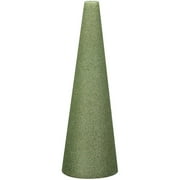 floraCraft Foam Cone 3.8 inch x 8.8 inch Green