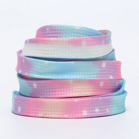 

100~180CM AF1/AJ Shoelaces for Sneakers Rainbow Colour Flat Shoe laces Canvas Shoelace Nik Air Force Rope Sport Shoestrings