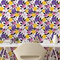 thumbnail image 3 of Ambesonne Flower Peel & Stick Wallpaper for Home, Groovy Exotic Fantasy, 13"x36", Multicolor, 3 of 6