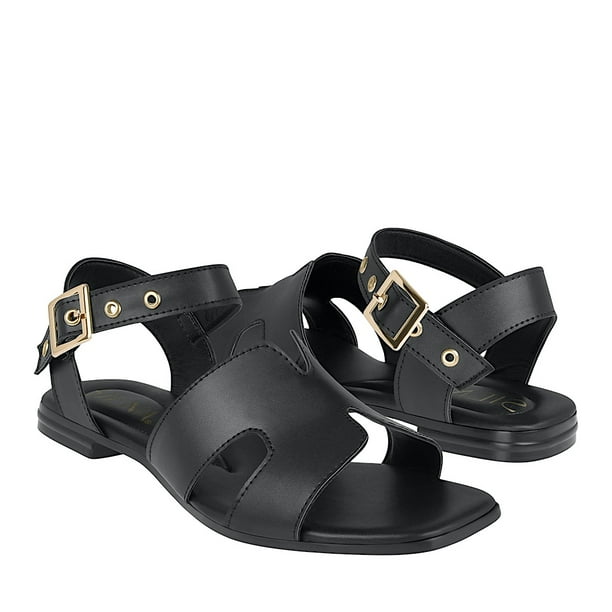 SANDALIAS DAMA SIENA 2390 SIMIPIEL NEGRO