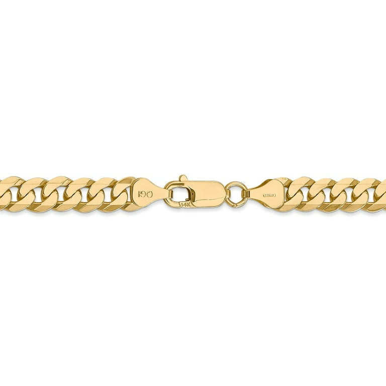 14K Yellow Gold Curb Link Chain Necklace| 25.33 Grams| Length 24| 7.80  Grams- N8322