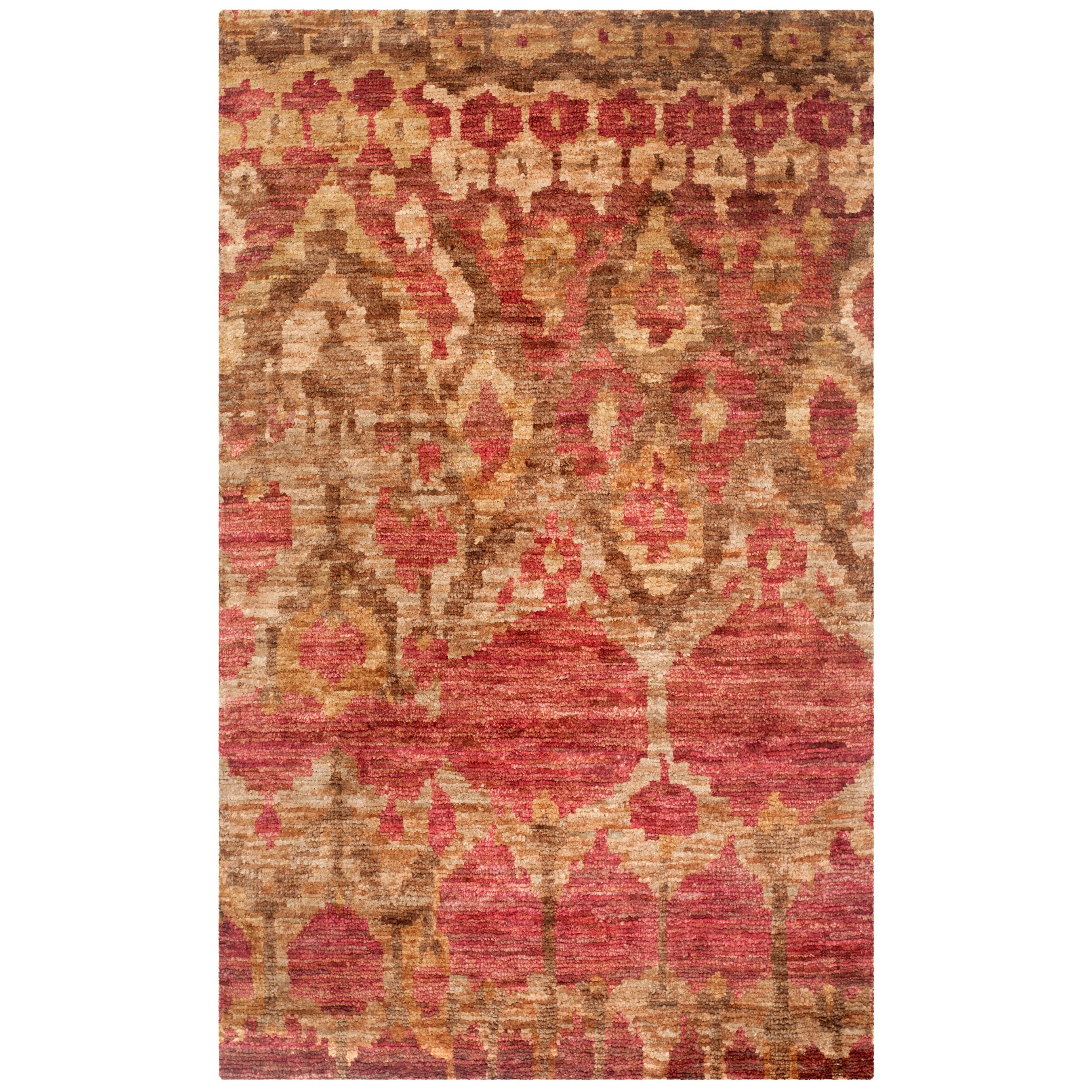 SAFAVIEH Bohemian Lucas Geometric Area Rug, Natural/Gold, 5' x 8'