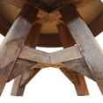 thumbnail image 5 of vidaXL Table Basse Bois de Récupération Massif 60x45 cm Argent, 5 of 5