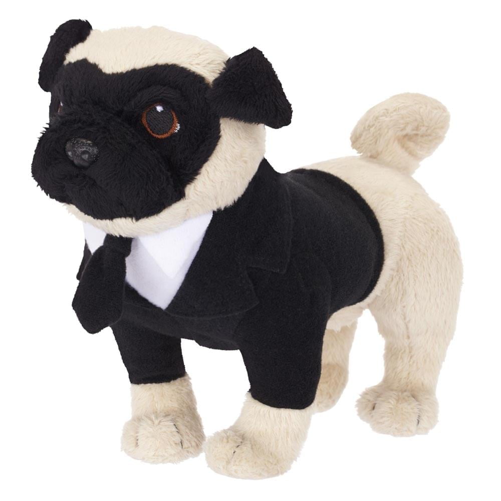 black pug soft toy