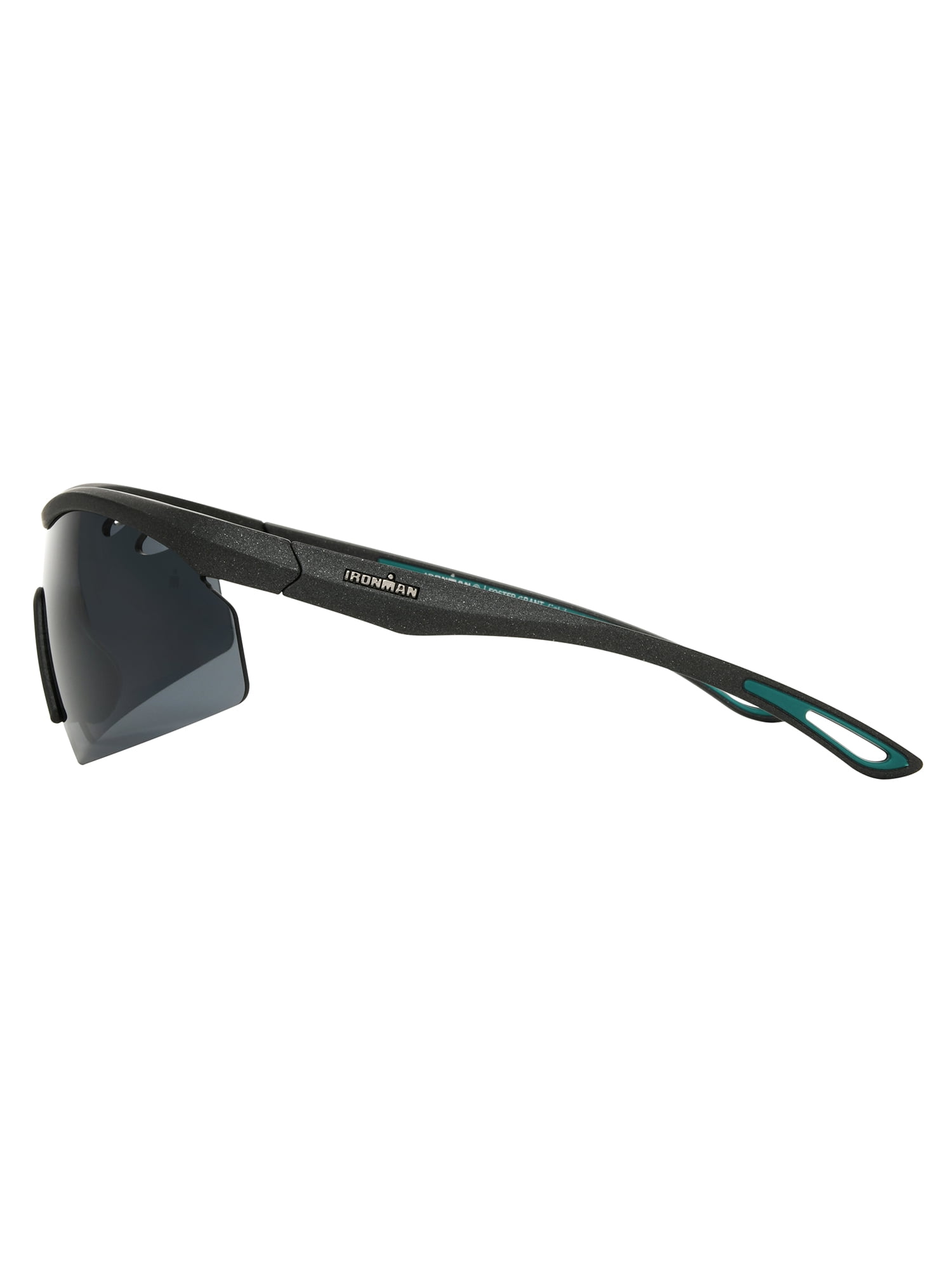 Foster Grant IRONMAN® Black Wrap-Around Men's Polarized Sunglasses