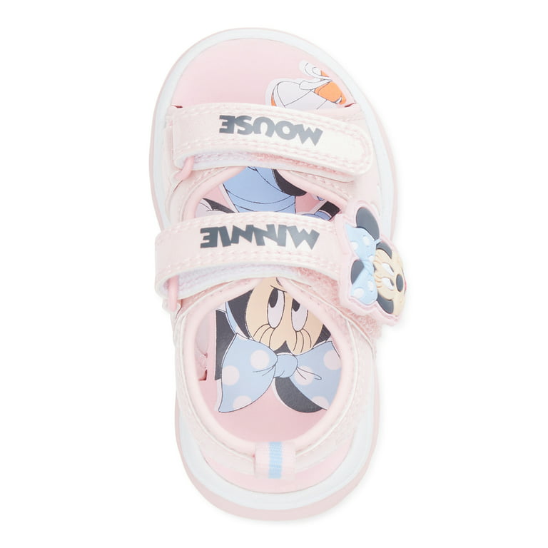 Disney Minnie Mouse Baby Girls Sport Sandals, Sizes 2-6 