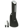 Ozeri Pro Electric Wine Bottle Opener with Wine Pourer, Stopper, Foil