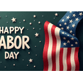 thumbnail image 4 of American Flag Pattern Labor Day Banner Festive Decoration Stars Stripes Design Holiday Event Background for Celebration Patriotic Decor Outdoor Party, 4 of 7