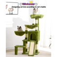 thumbnail image 2 of Cat Tree Cat Tower with condo Baskets Large Platform Scratch Board Cat Scratching Posts for Indoor Cats Light GCTSW, 2 of 9