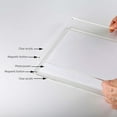 thumbnail image 5 of M&T Displays Clear Acrylic L Photo Frame, 4x6 inch Picture Sign Holder, Portrait, Landscape Desktop Stand (24-Pack), 5 of 9