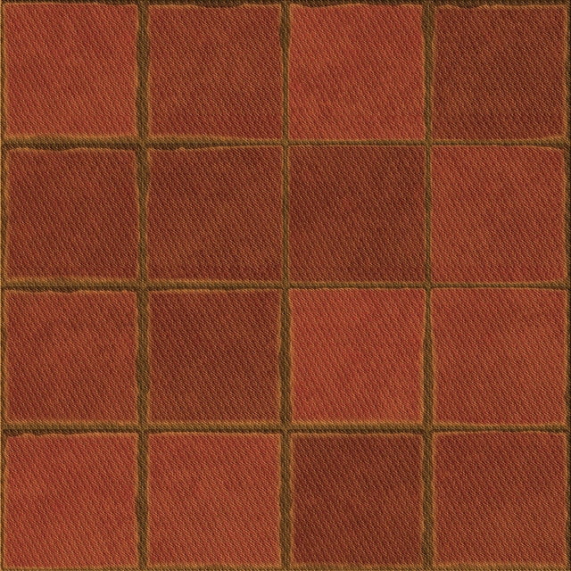 Ahgly Company Tapis d'Intérieur Lavable en Machine Carré Transitionnel Rouge Pamplemousse, 7 Pieds Carré