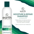 thumbnail image 2 of earth Clean Beauty Moisture and Repair Shampoo with Argan Oil & Aloe,  for All Hair Types,12 fl oz., 2 of 6