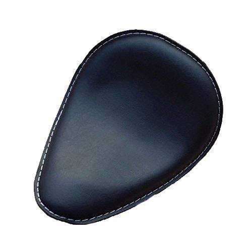 Black Leather Solo Seat for Harley Honda Kawasaki Suzuki Yamaha Chopper Retro XL