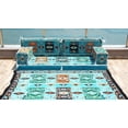 thumbnail image 2 of Arabic Majlis, Turquoise Modular Couch, Couch Bed, Sleeper Couch, Floor Cushion Seating, Turkish Sofa, Sofa Bed, Sectional Floor Sofa, 2 of 3