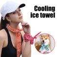 thumbnail image 5 of CondFun 9 Pieces Cooling Neck Scarf Summer Wrap, Soaked Tie Ice Cool Scarf, Hairband Bandana Ice Scarf for Sports/ Outdoor Camping, 5 of 7