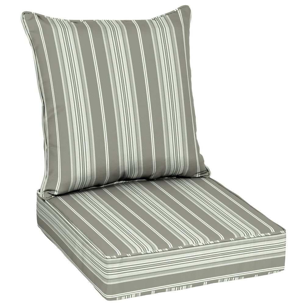 Better Homes & Gardens Gray Stripe 48 x 24 in. Outdoor Deep Seat
