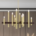 thumbnail image 6 of Livex Lighting - Helsinki - 12 Light Chandelier in Mid Century Modern Style - 44, 6 of 8