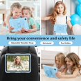 thumbnail image 5 of for Samsung Galaxy Tab A9+ 11.0" 2023 SM-X210 / SM-X215 / SM-X216 Case for Kids, with Butterfly Wings Kickstand Shoulder Strap Heavy Duty Rugged 2 In 1 Silicone PC Cover, Blue, 5 of 6