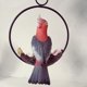 thumbnail image 4 of Perca artificial colgante de la estatuilla del pájaro en los ornamentos del jardín re DYNWAVEMX Estatua de loro artificial, 4 of 8