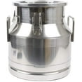 thumbnail image 4 of Fetcoi, Milk Can 20 Liter 5.25 Gallon Heavy Duty Stainless Steel Milk Can Wine Pail Bucket Tote Jug with Sealed Lid, 4 of 9