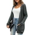 thumbnail image 4 of a.Jesdani Women Cardigan Sweater Chunky Cable Knit Loose Cardigan with Pockets S-XXL, 4 of 10